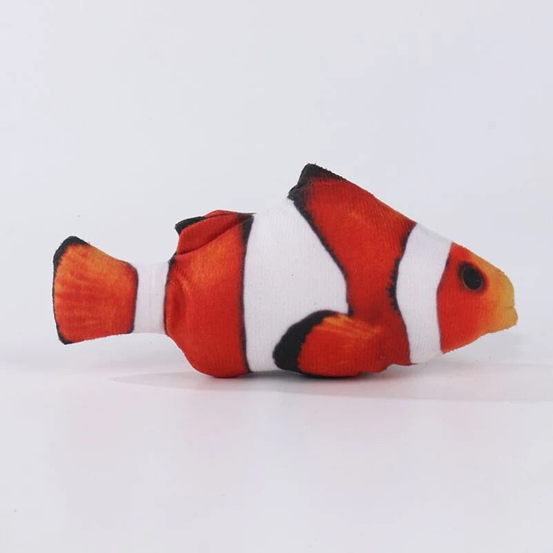 Hot Sale Cat-Teasing Toys Simulation Fish Tear-Teasing Cat Chew Plush Toys Fish Cat Supplies Pet Supplies